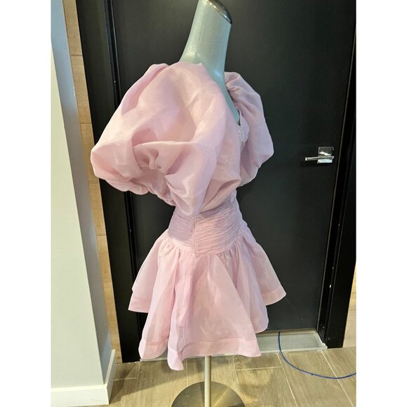 NWOT AJE Myriad Cut Out lilac Mini Dress size XXS - Picture 7 of 10